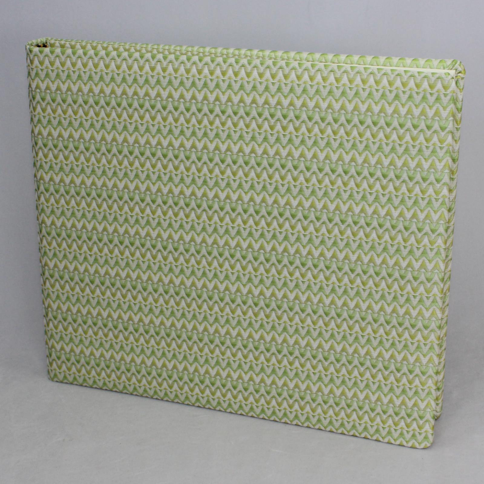 Gästebuch im Stoffeinband Green Wave