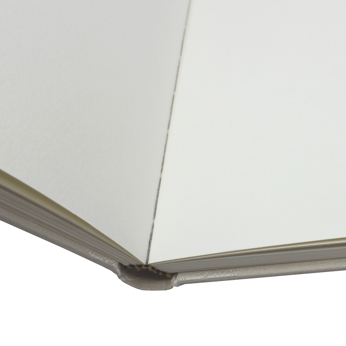 Foto-Gästebuch Troja im cremefarbenen Seiden-Stoffeinband