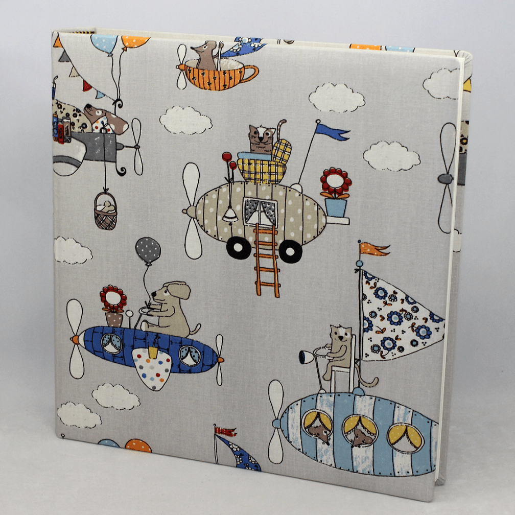 Fotoalbum Entdeckungsreise im Stoffeinband Kinderalbum Entdeckungsreise