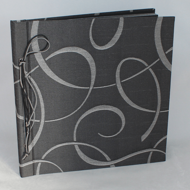 Fotoalbum mit Kordelbindung Brüssel anthrazit-grau