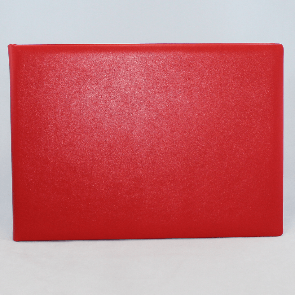 Foto-Gästebuch Zeus aus rotem Vollrindleder