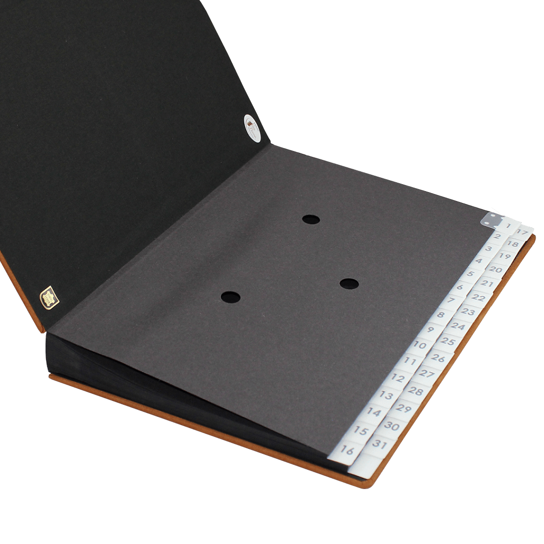 Pultordner Nubukleder mit Registern 1-31