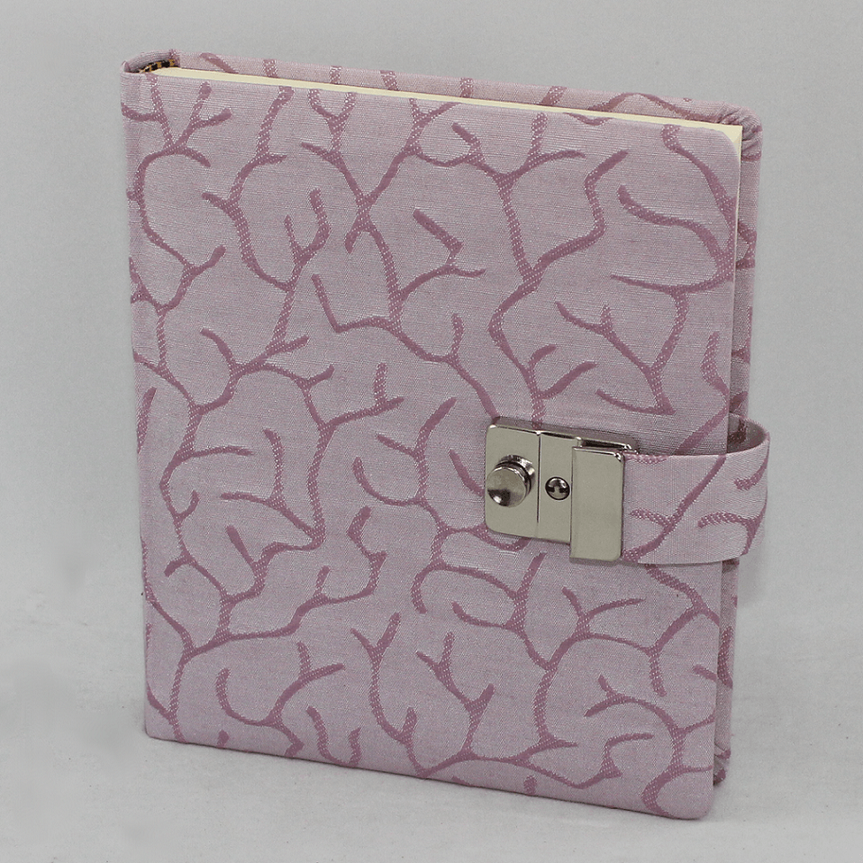 Tagebuch Campo mit Schloss in Flieder Tagebuch mit Schloss Campo flieder