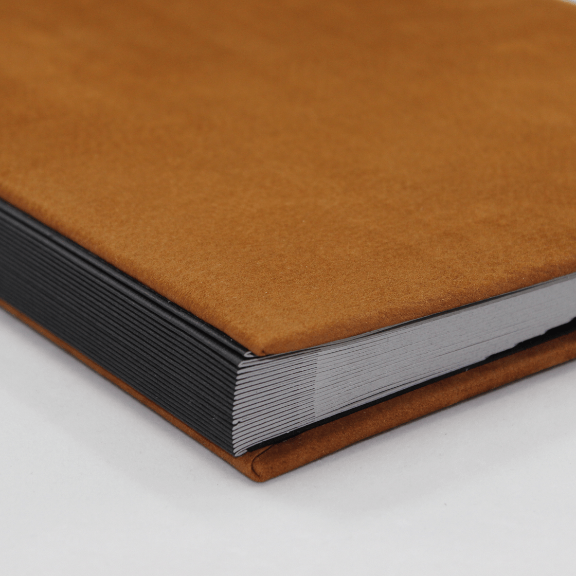 Unterschriftenmappe Nubukleder mit dehnbarem Rücken Unterschriftenmappe aus Nubukleder