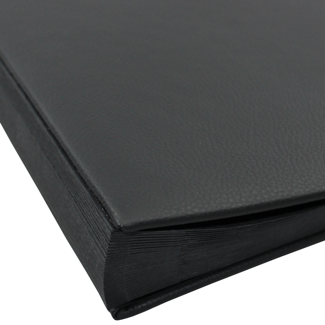 Pultordner mit Registern 1-31 aus genarbtem Vollrindleder in Schwarz