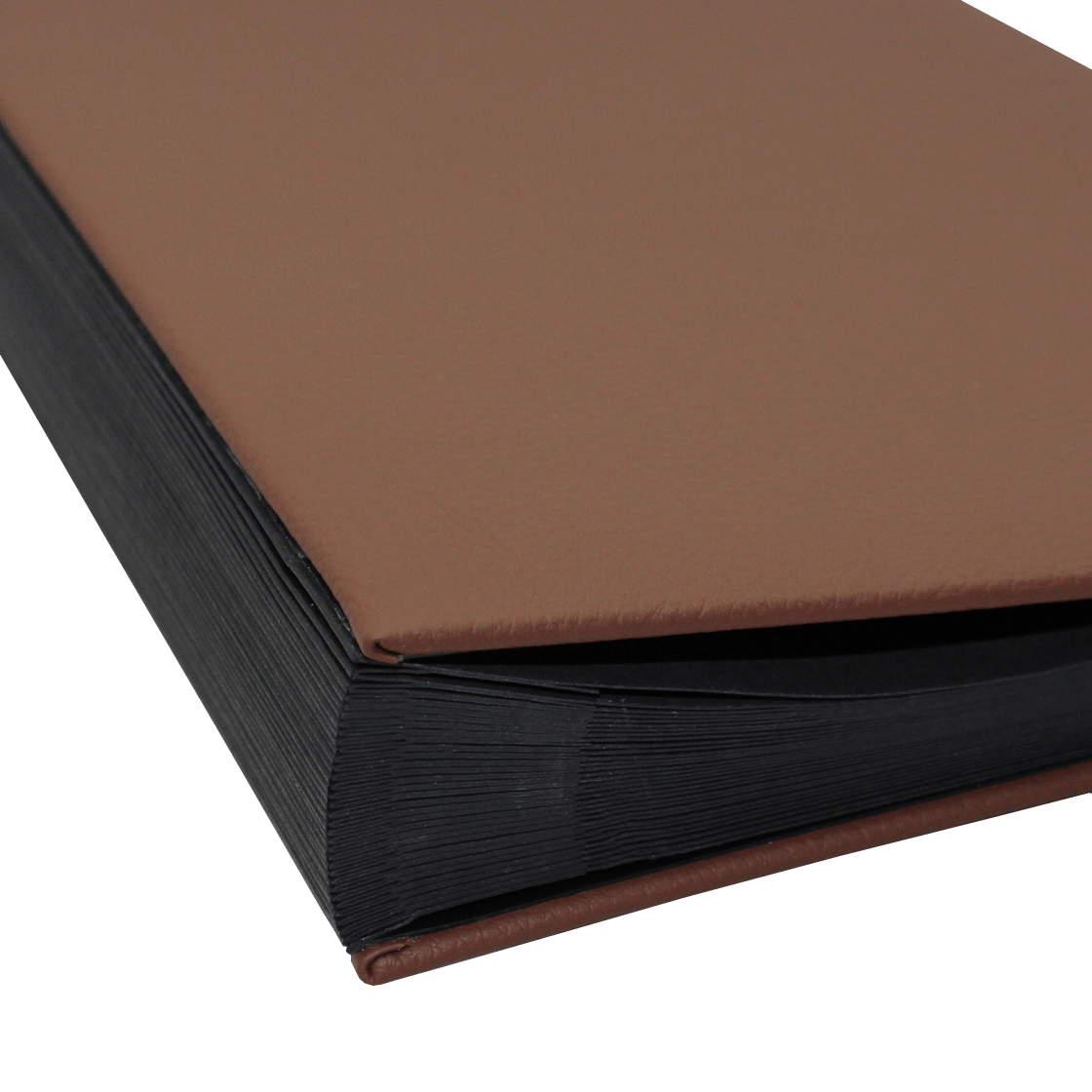 Pultordner mit Registern 1-31 aus genarbtem Vollrindleder in Braun