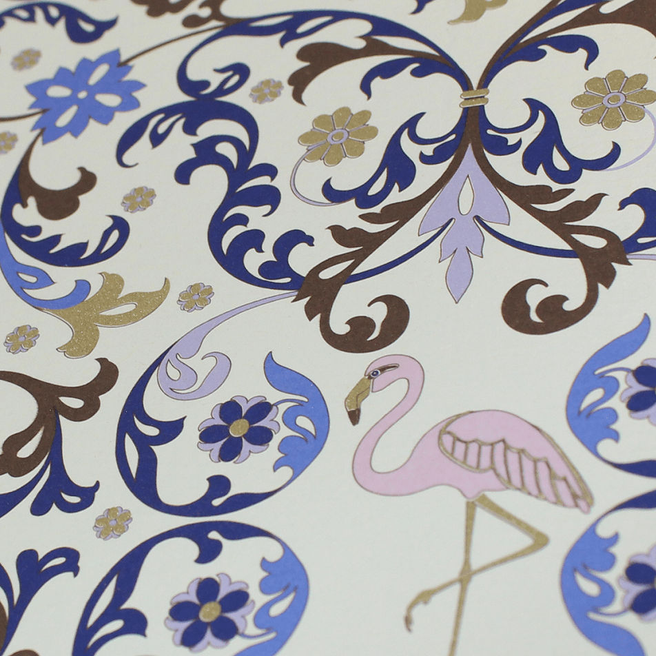 Notizbuch Flamingo mit integriertem Stifthalter