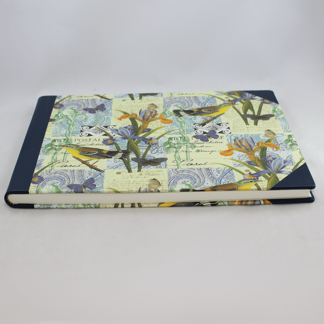 Foto-Gästebuch Lorenzo mit romantischem Vogelmotiv