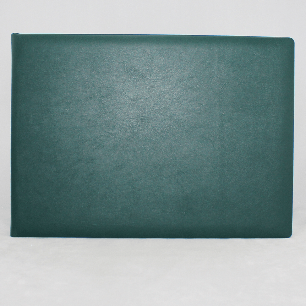 Foto-Gästebuch Zeus aus grünem Vollrindleder