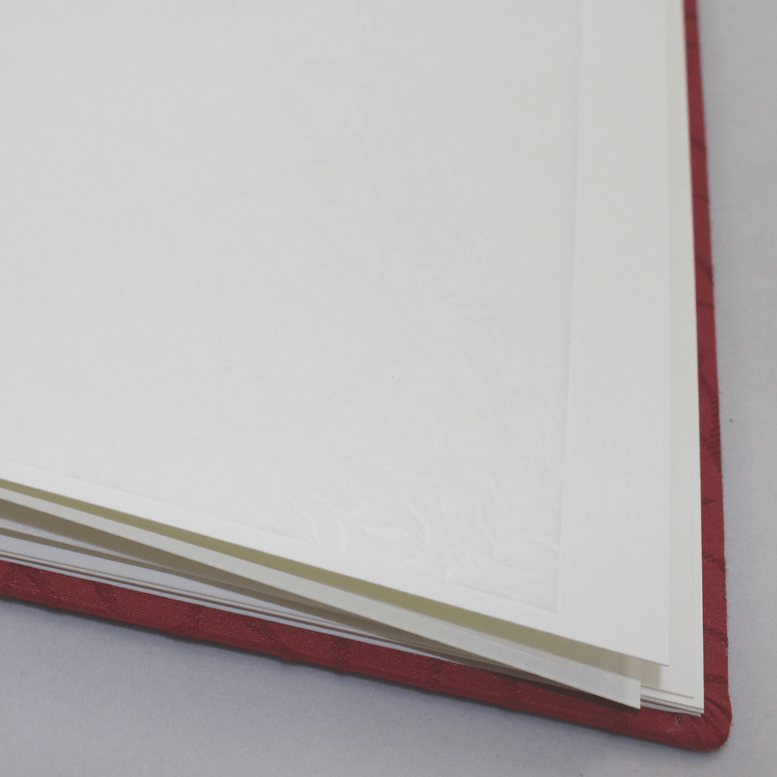 Fotoalbum Campo rot mit Pergaminpapier Fotoalbum Campo rot