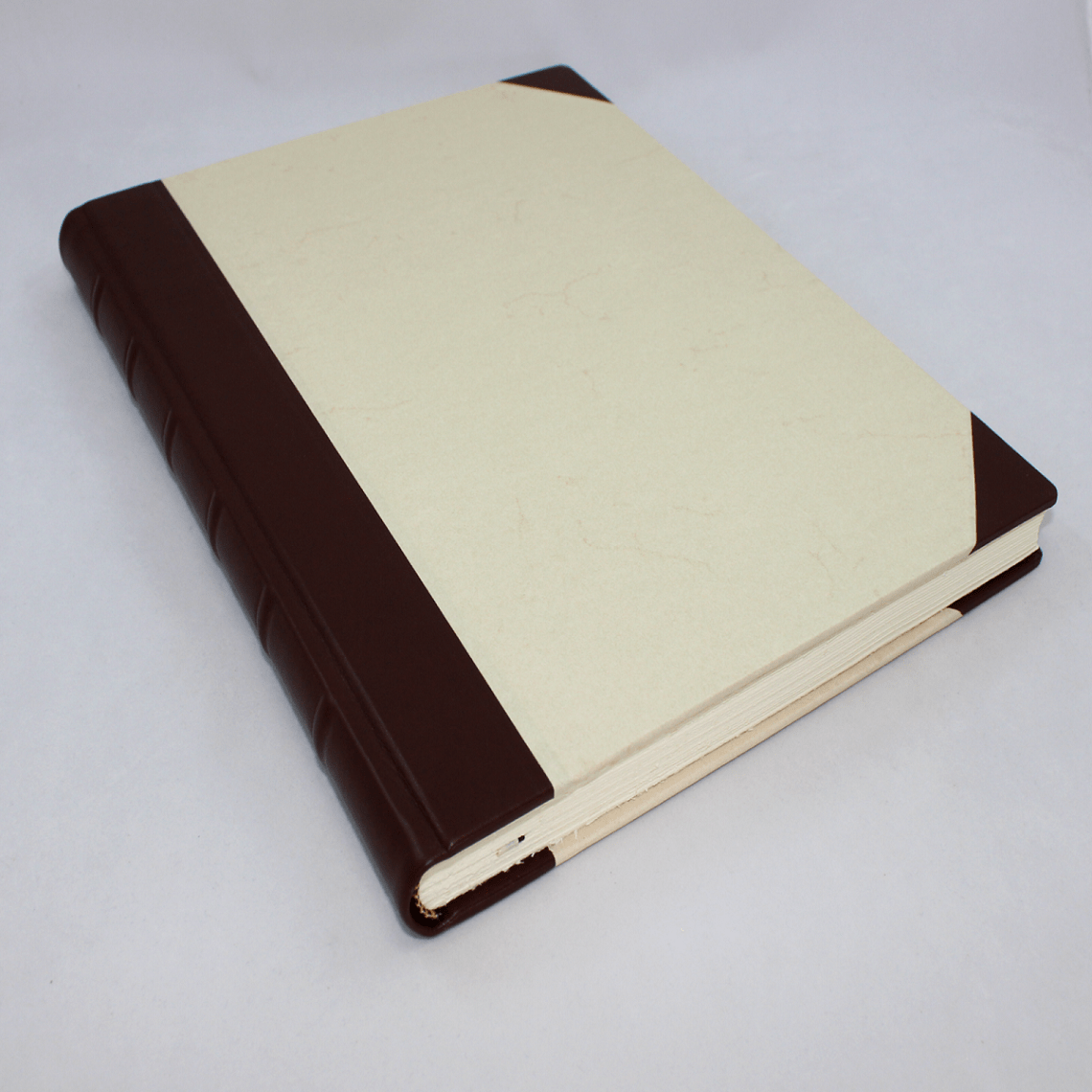 Gästebuch Elefantenhaut liegend Gästebuch Halbleder mit Elefantenhaut