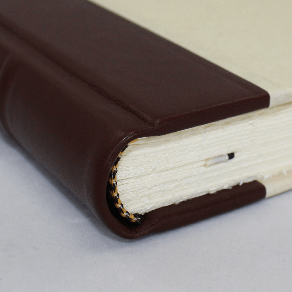 Gästebuch Elefantenhaut runder Buchrücken Gästebuch Halbleder mit Elefantenhaut