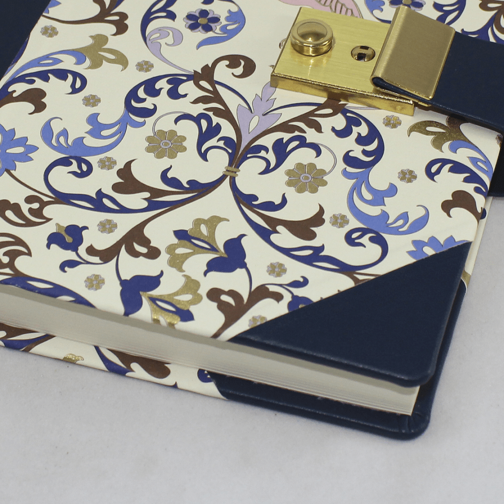 Tagebuch mit Schloss Flamingo