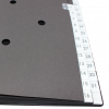 Pultordner mit Register 1-31 aus glattem Vollrindleder in Schwarz