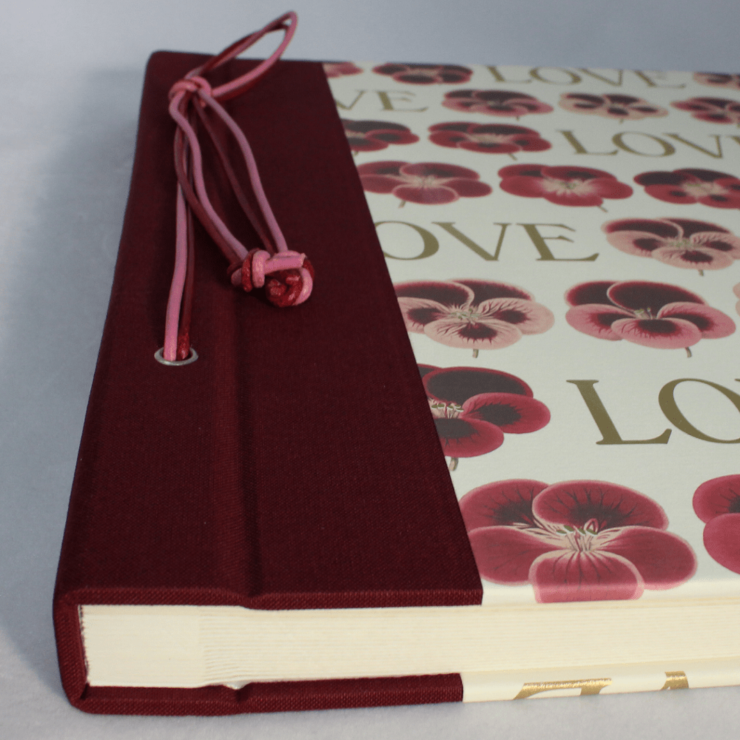 Fotoalbum mit Kordelbindung Love