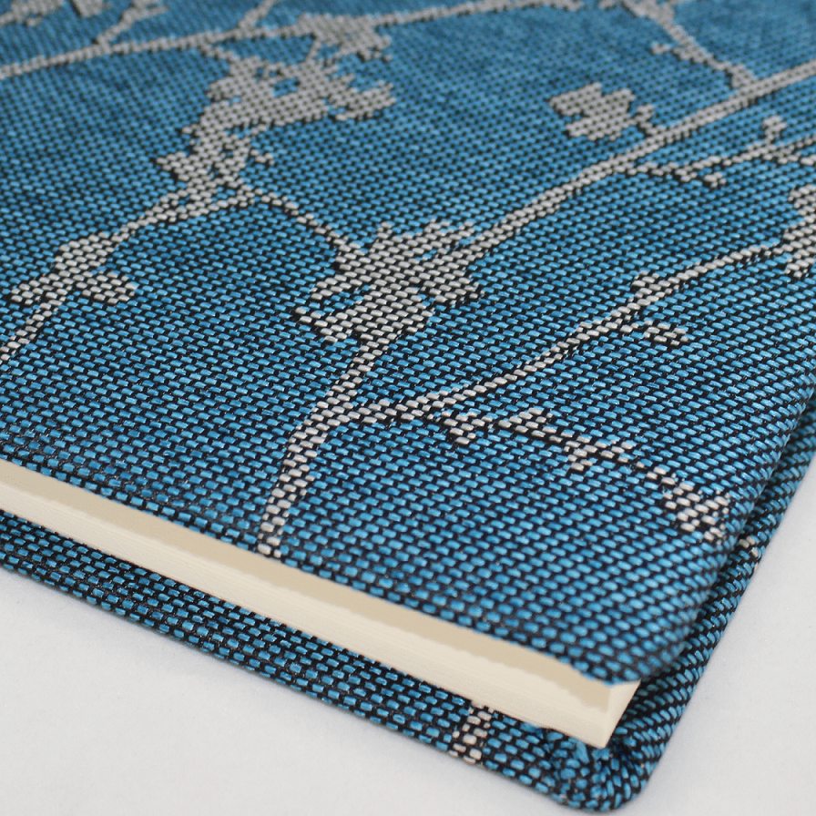 Gästebuch Maya blau in Hochkant