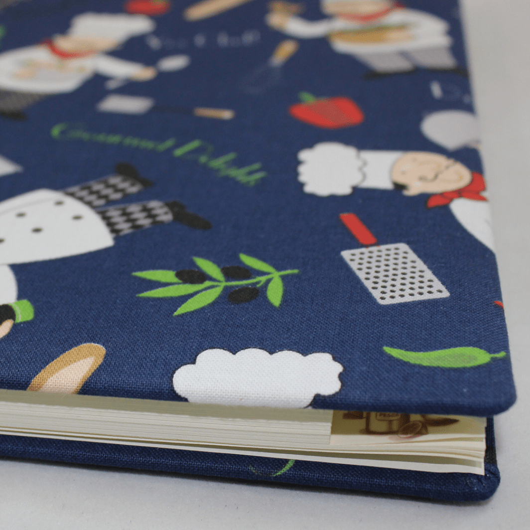 Kochrezept Sammelbuch Chefkoch in blau