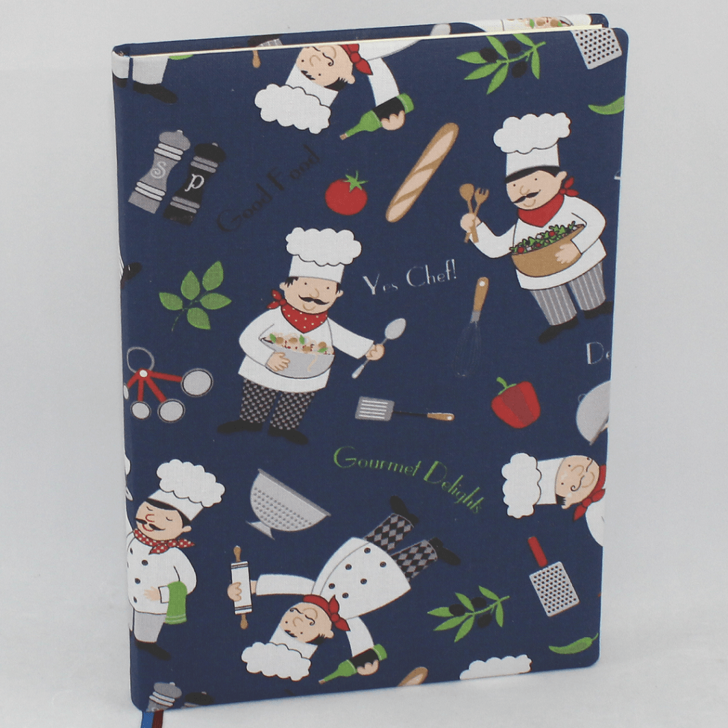 Kochrezept Sammelbuch Chefkoch in blau