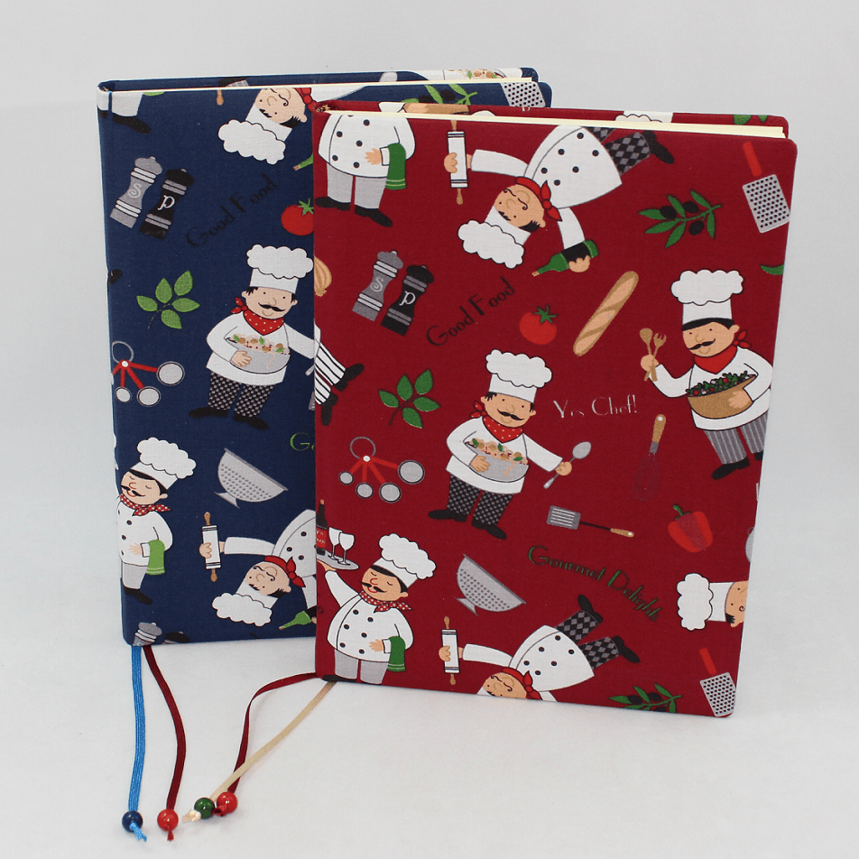 Kochrezept Sammelbuch Chefkoch in zwei Farben