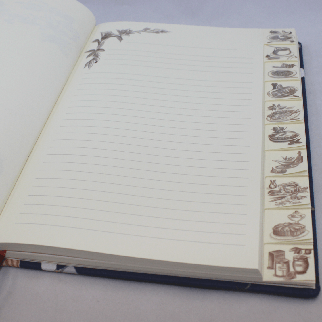 Kochrezept Sammelbuch Chefkoch in blau