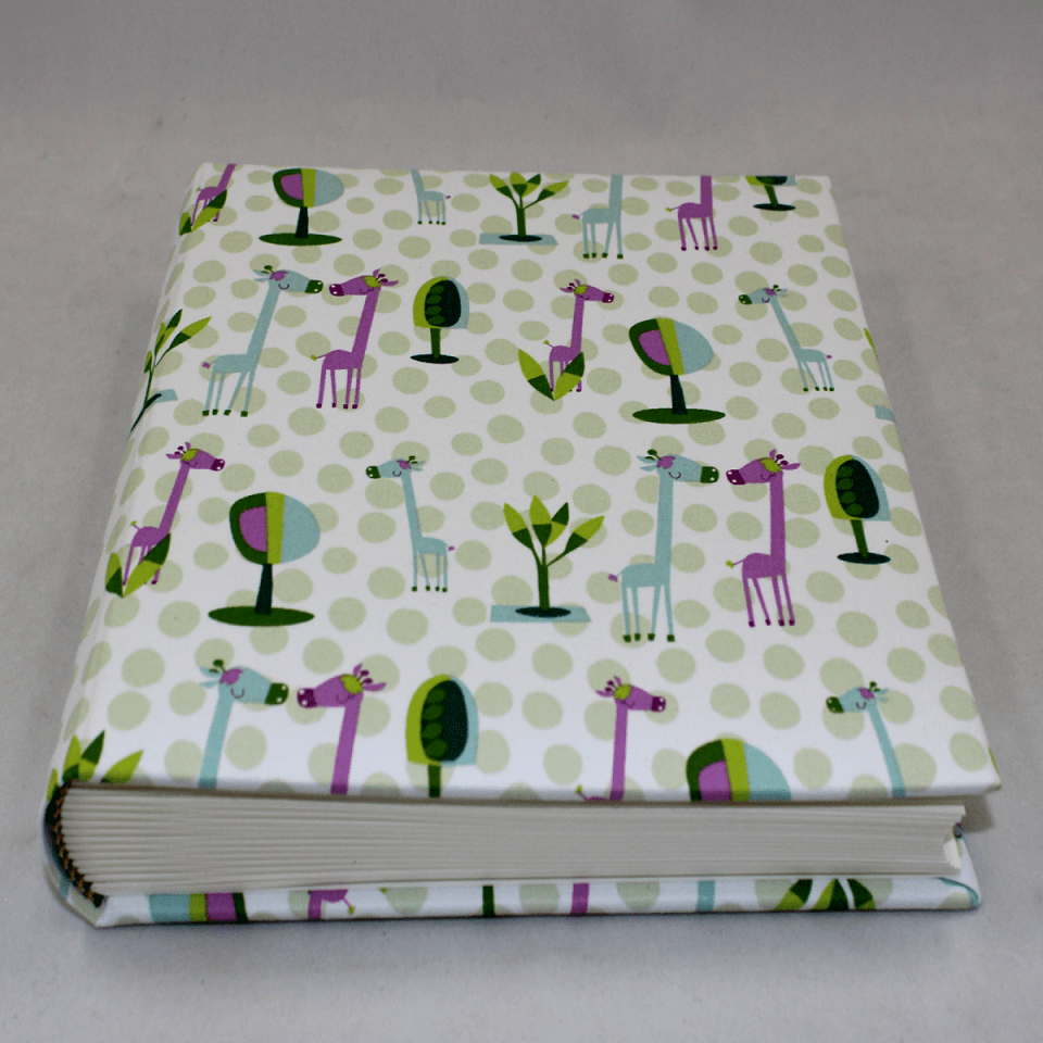 Fotoablbum Giraffe liegend Kinderalbum Giraffe