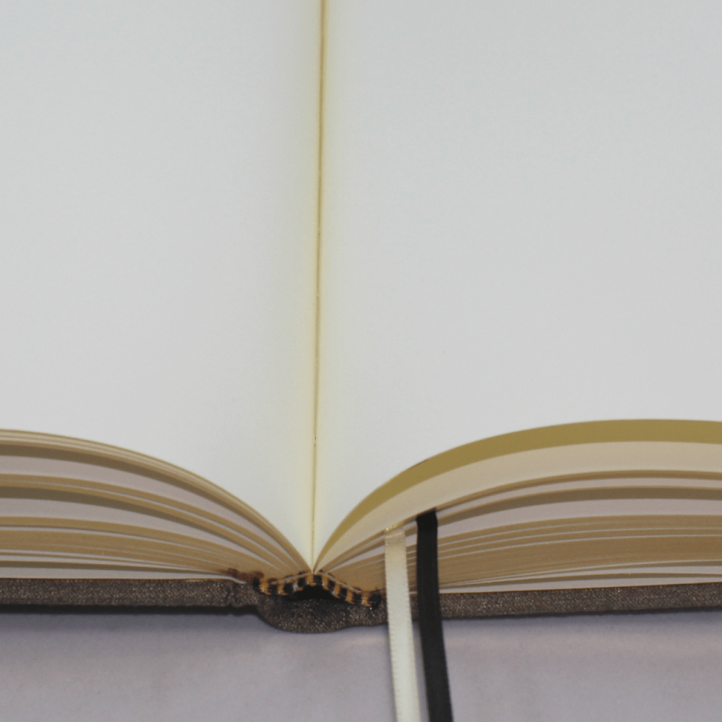 Gästebuch Prag in Olivgrün mit Goldschnittblock