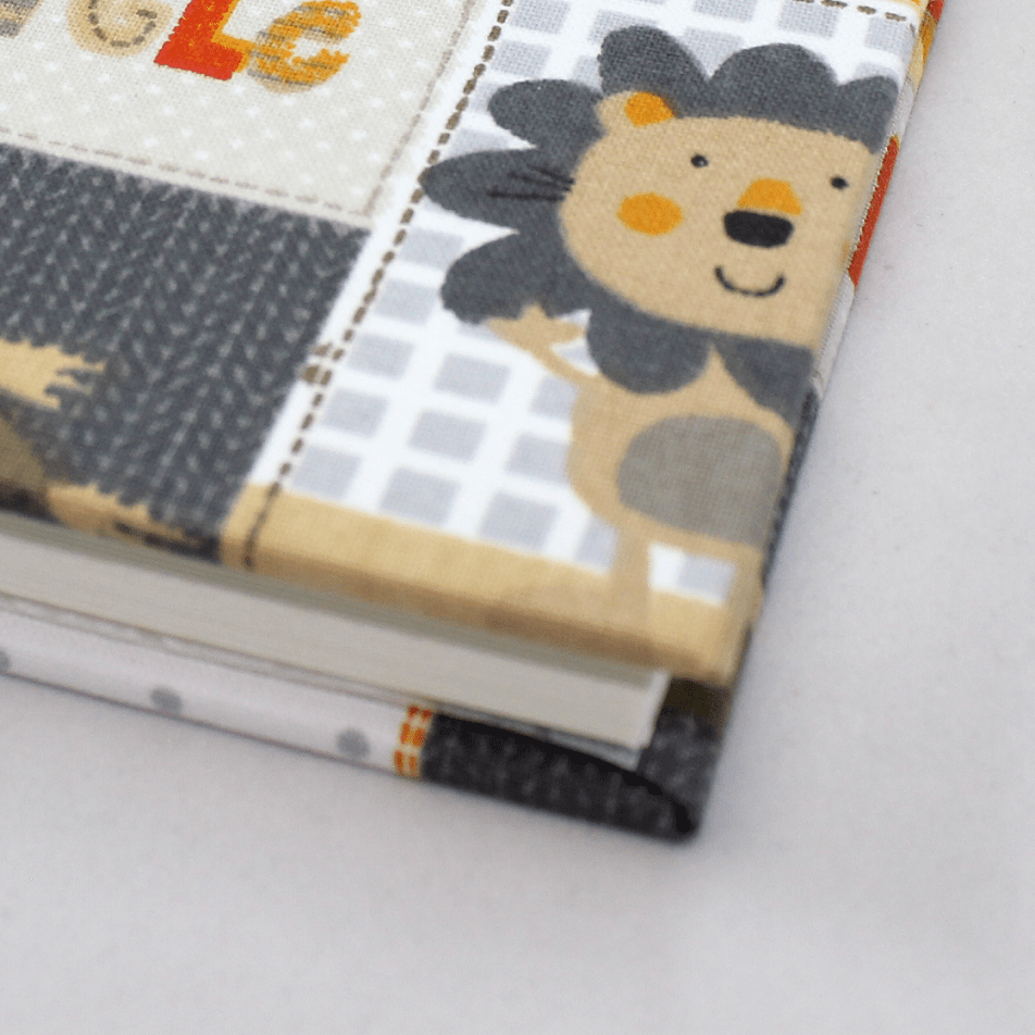 Kinderalbum Jungle beige mit Kordelbindung