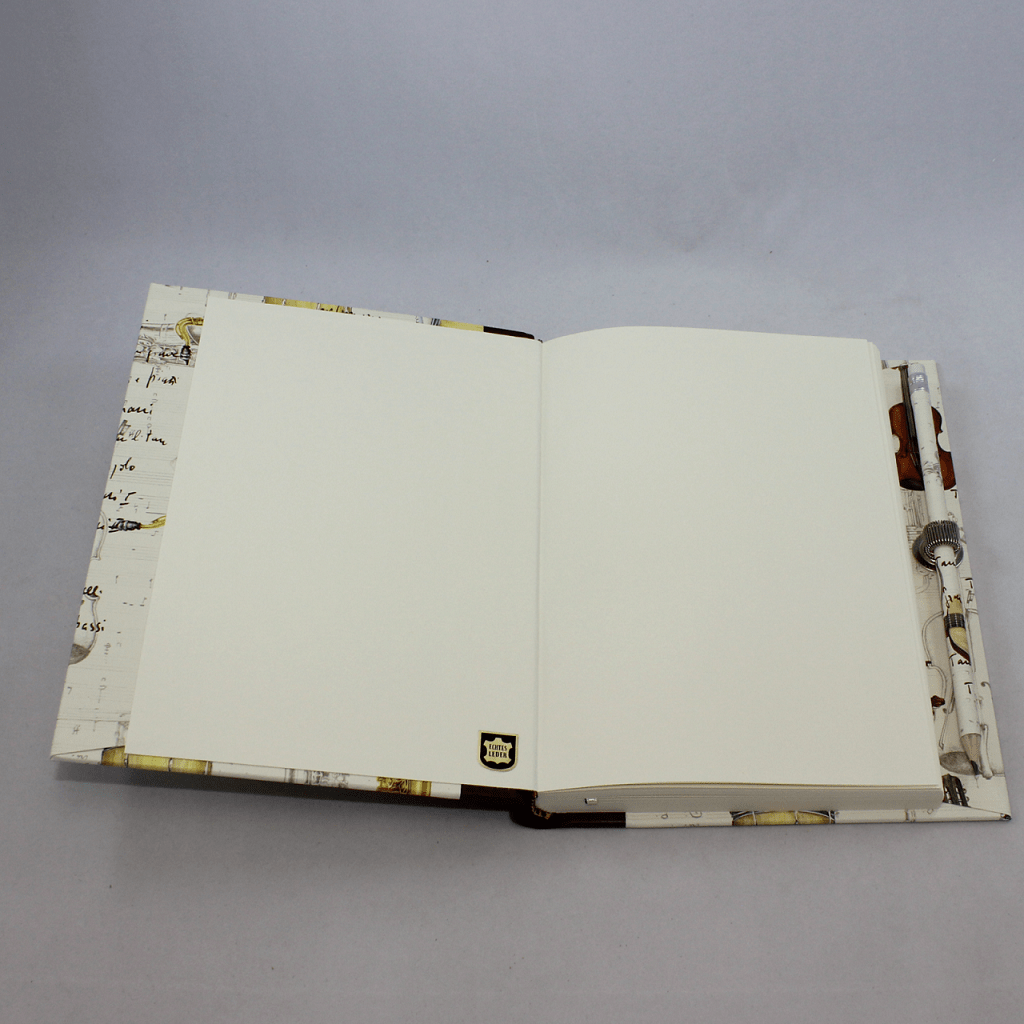Notizbuch mit Stifthalter Instrumenti