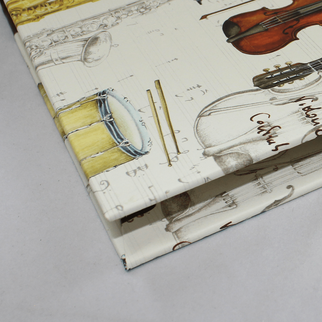 Notizbuch mit Stifthalter Instrumenti