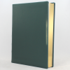 Gästebuch dick aus grünem Leder mit Goldschnittblock