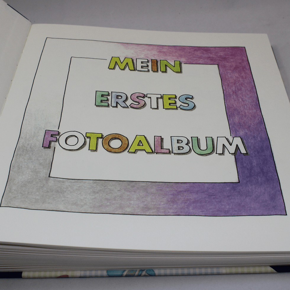 Kinderfotoalbum Bambolé blau