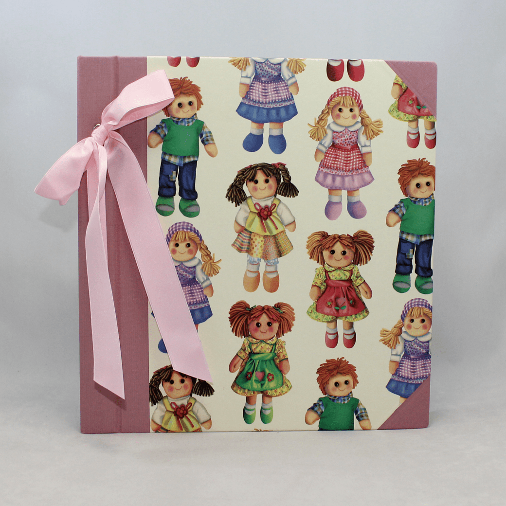 Kinderalbum Bambolé rosé mit Kordelbindung