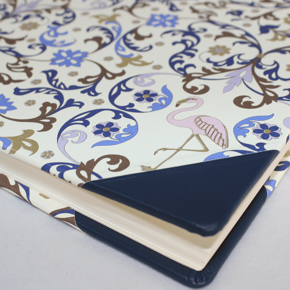 Gästebuch quer Flamingo