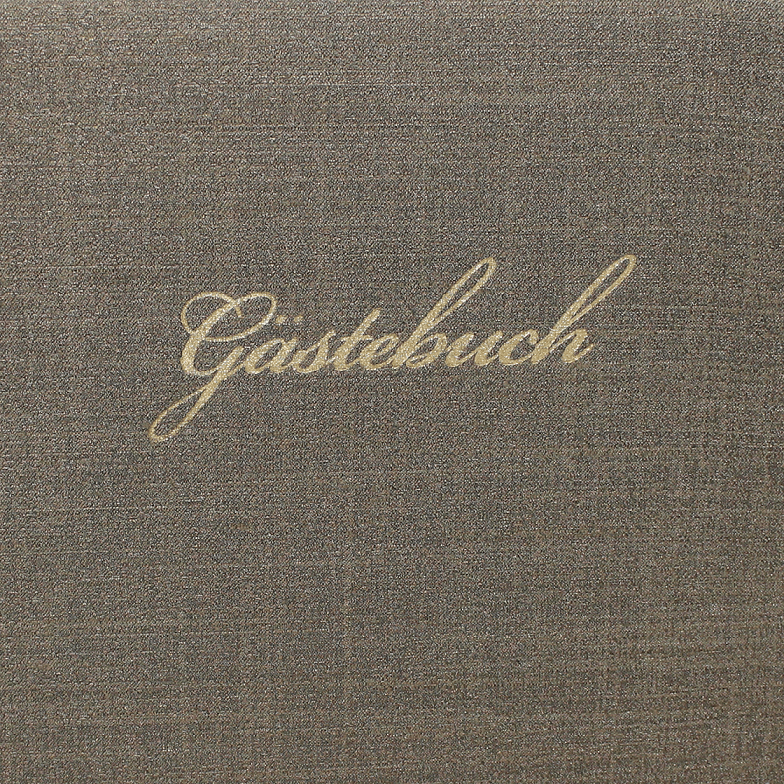 Gästebuch Prag quer in Olivgrün