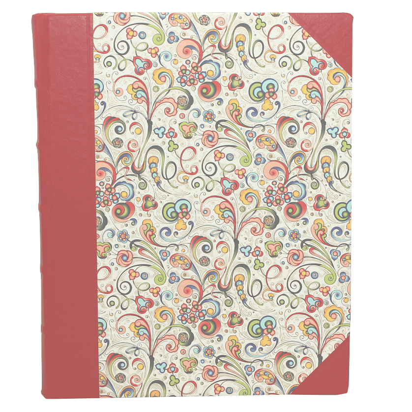 Gästebuch Tempesta mit rotem Leder - VERA DONNA - SHOP