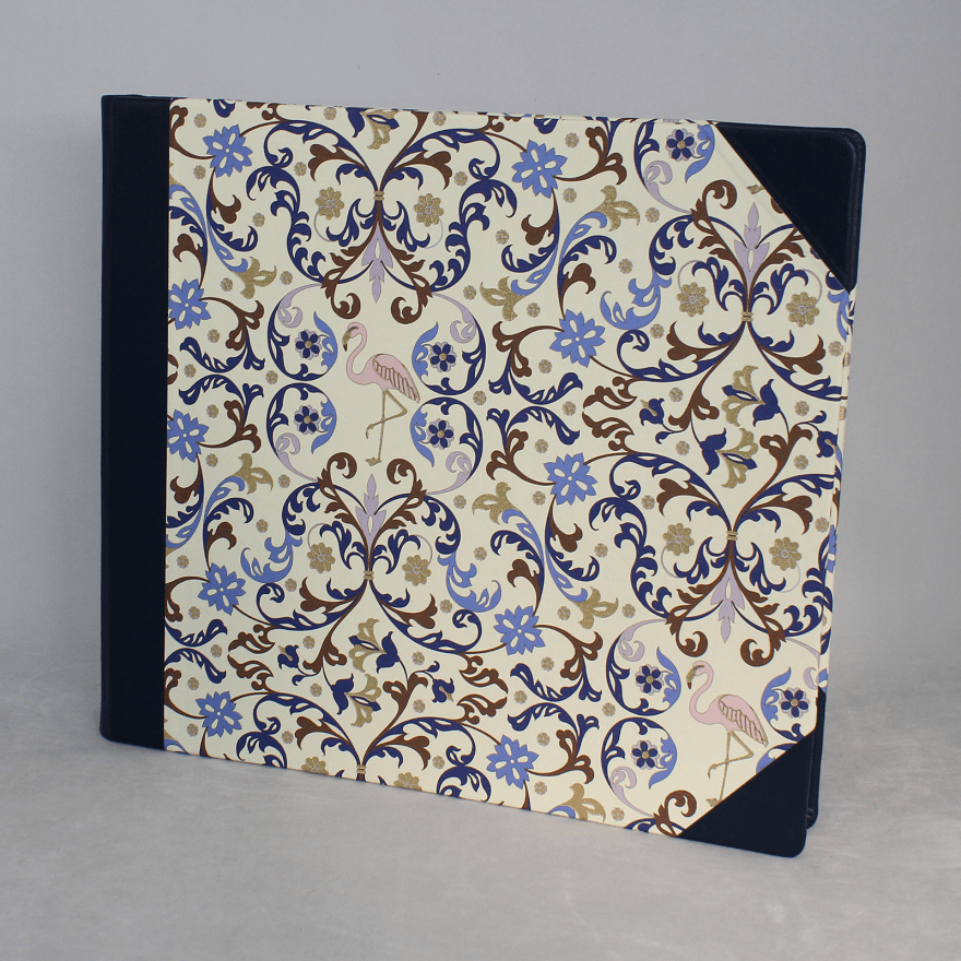 Gästebuch quer Flamingo