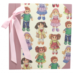 Kinderalbum Bambolé rosé mit Kordelbindung