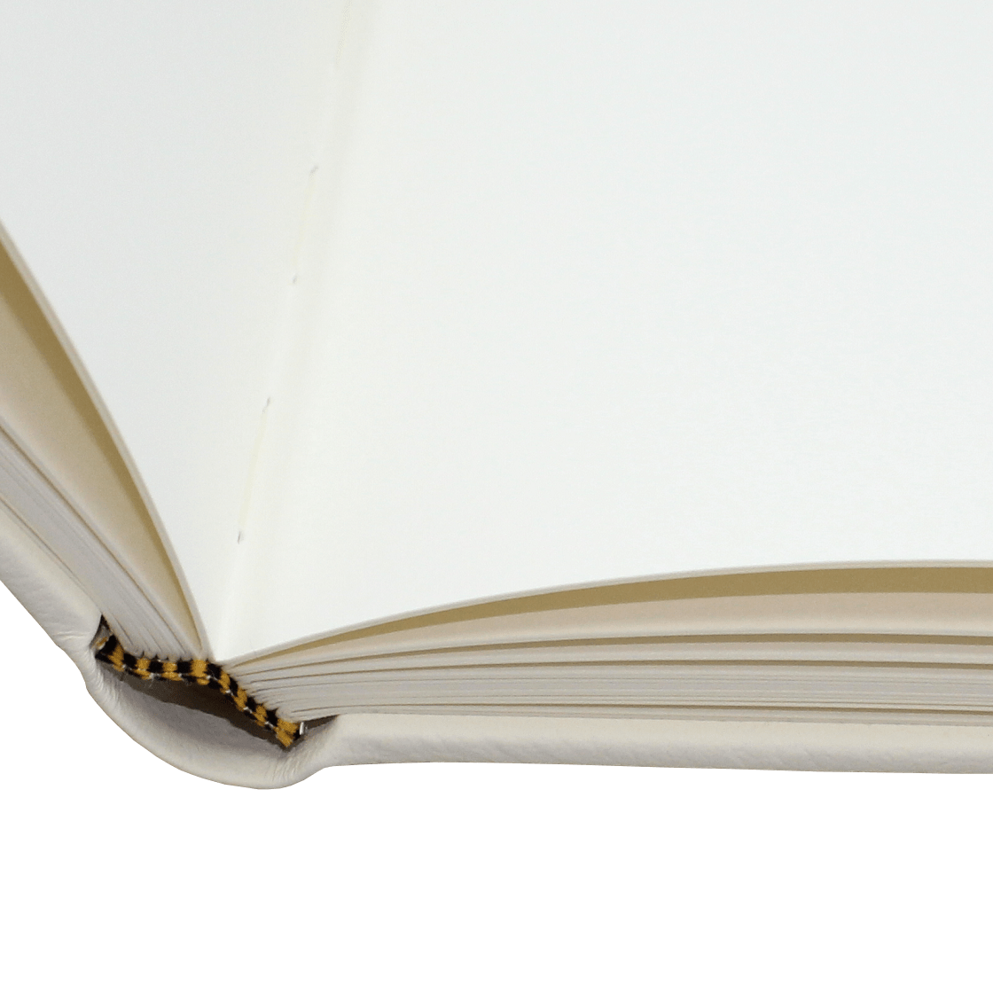 Foto-Gästebuch Unsere Hochzeit aus weißem Leder