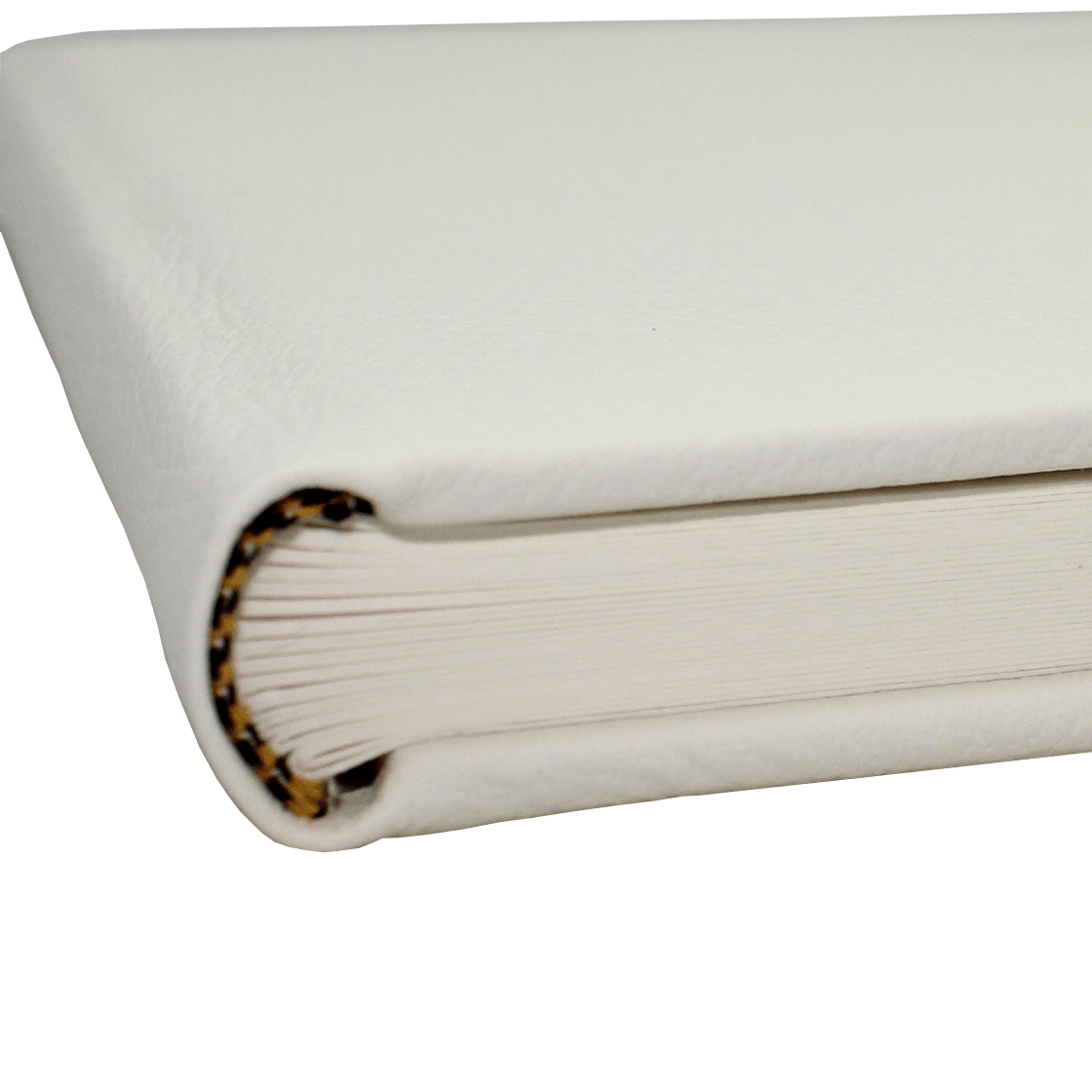 Foto-Gästebuch Unsere Hochzeit aus weißem Leder