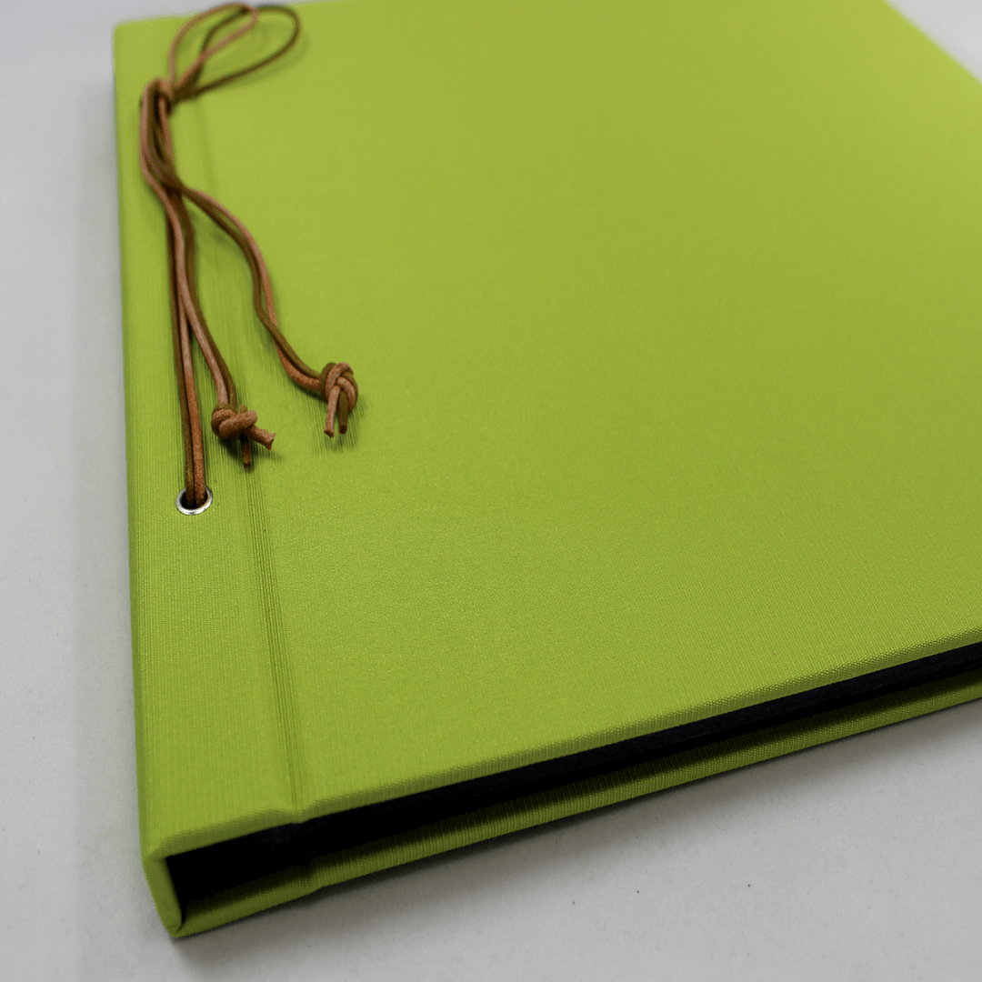 Fotokordelalbum Multicolori in apfelgrün