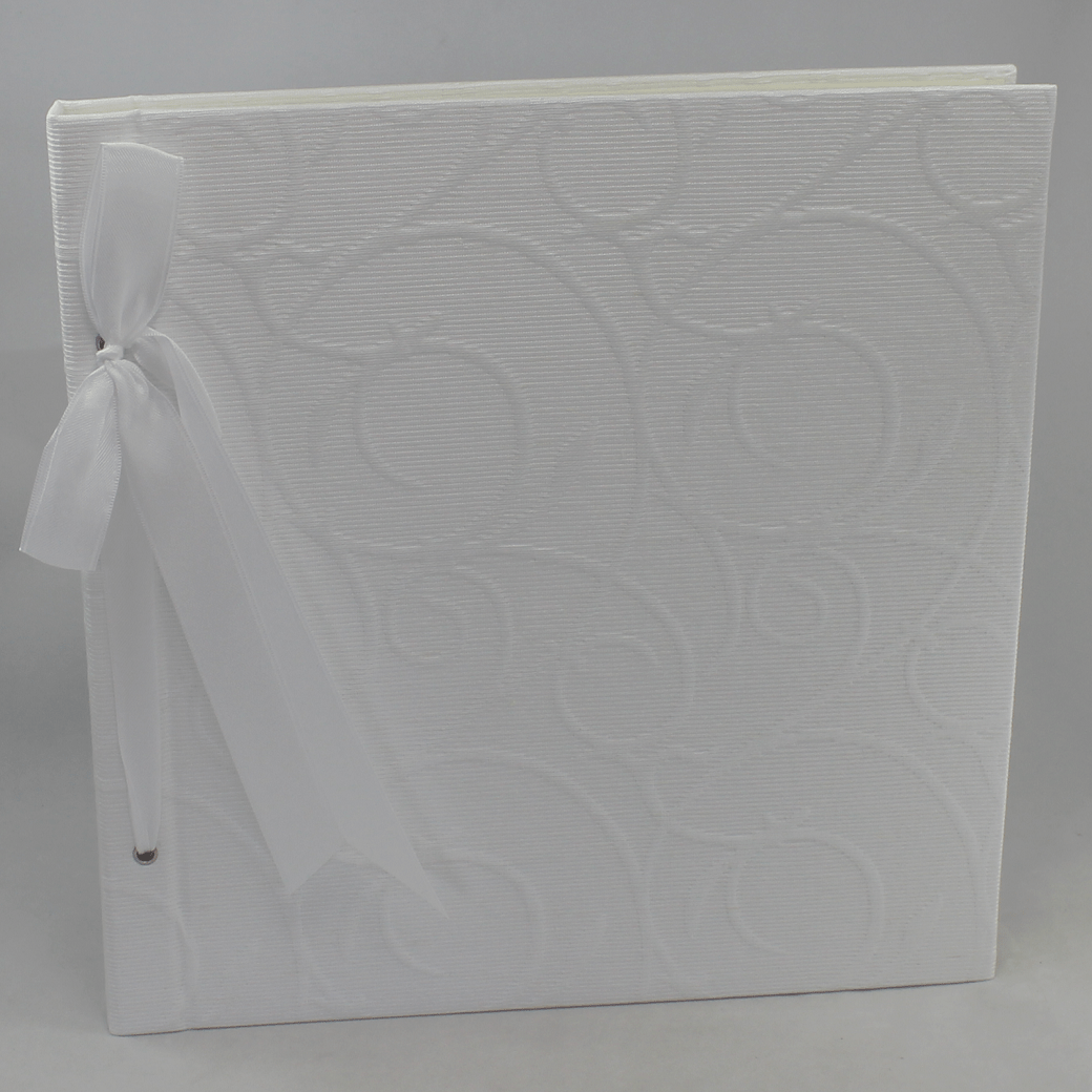 Fotokordelalbum Fiori in weiß Fotokordelalbum Fiori in weiß