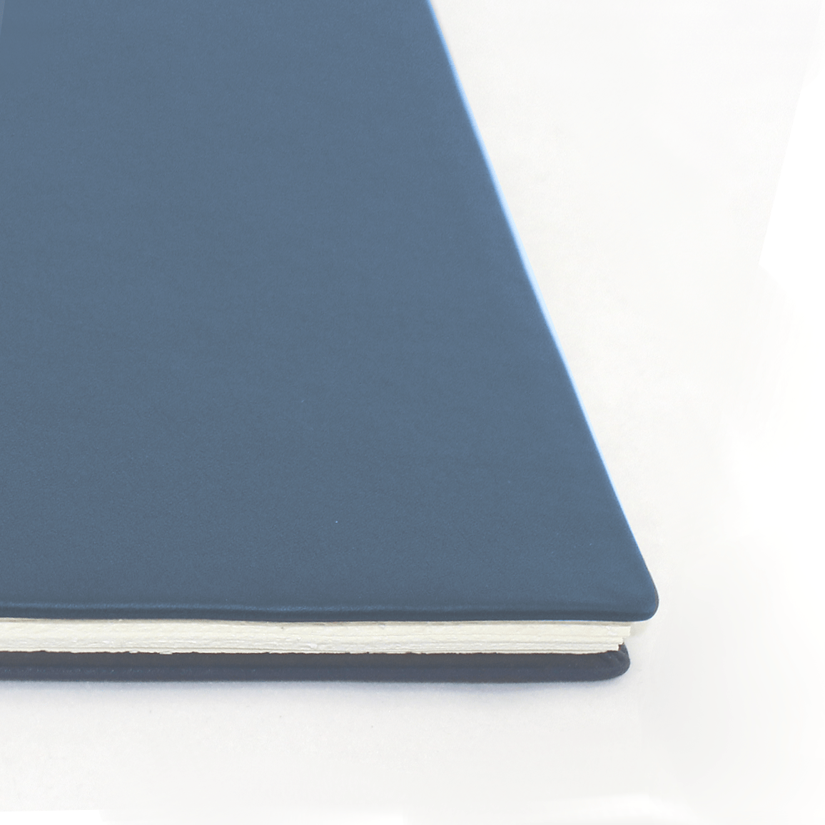 Business-Mappe DIN A4 aus blauem Vollrindleder