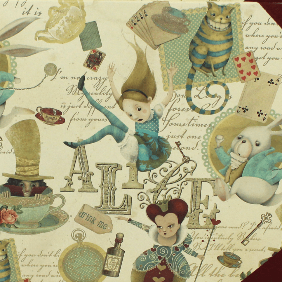 Notizbuch Alice im Wunderland