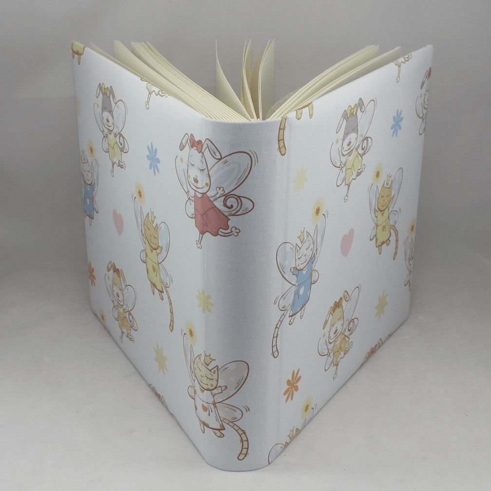 Kinder Fotoalbum Angels mit rundem Rücken Kinder Fotoalbum Angels