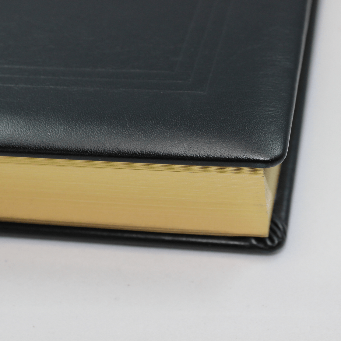 Gästebuch dick Leder mit Goldschnittblock