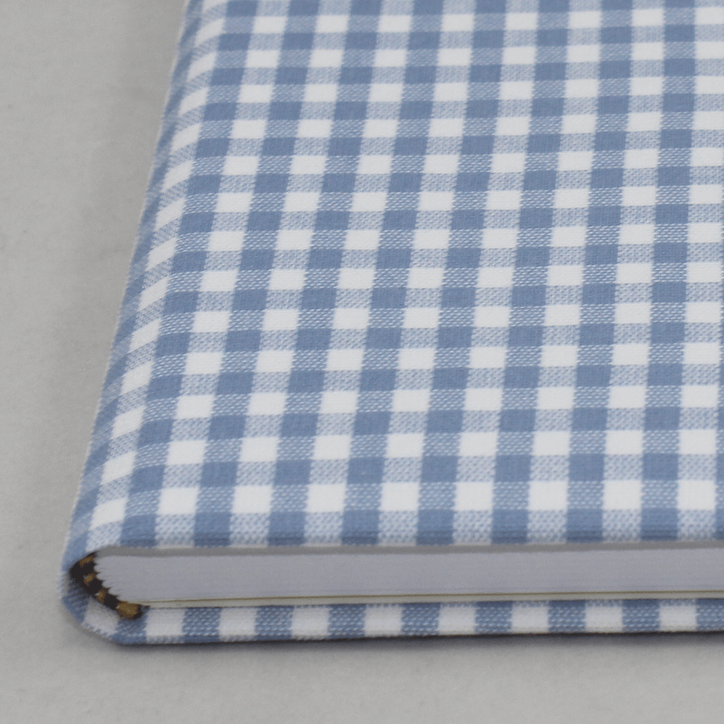 Tagebuch mit Schloss Karo in blau