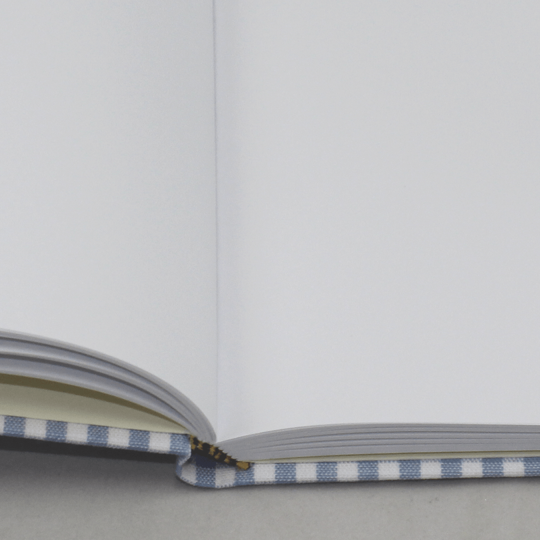 Tagebuch mit Schloss Karo in blau