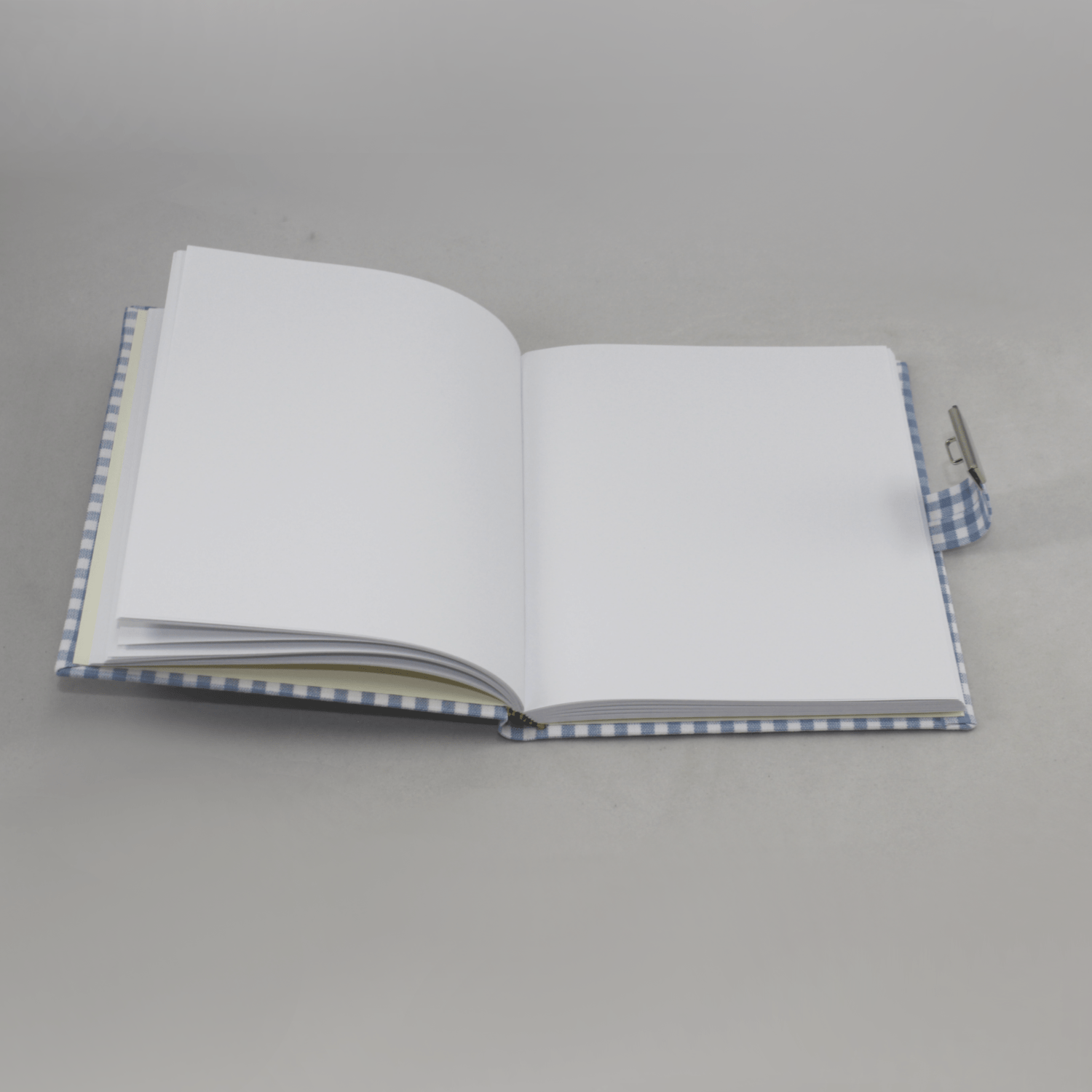 Tagebuch mit Schloss Karo in blau