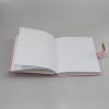 Tagebuch mit Schloss Karo in rosa