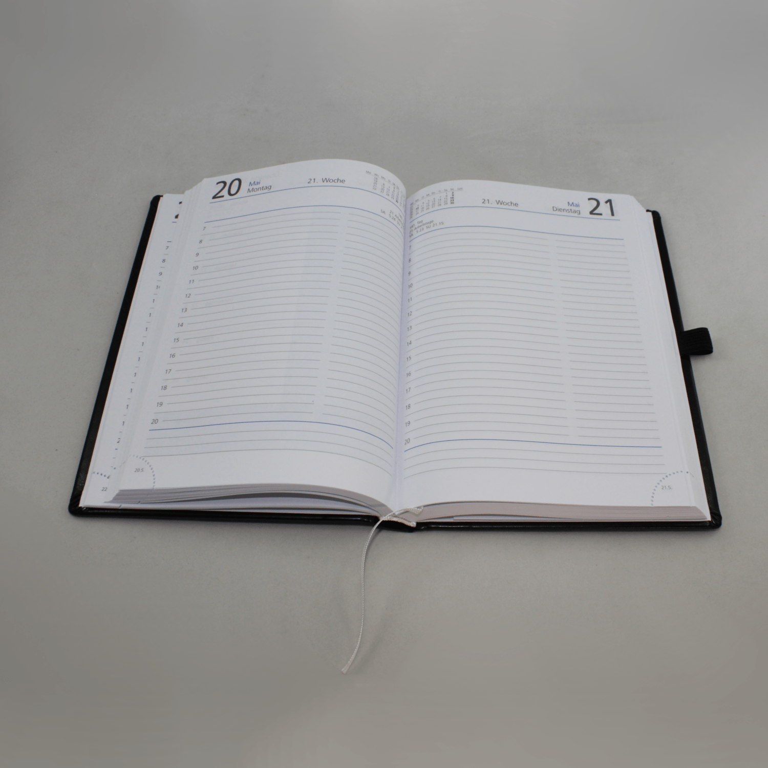 Taschenkalender DIN A5 mit Silberprägung